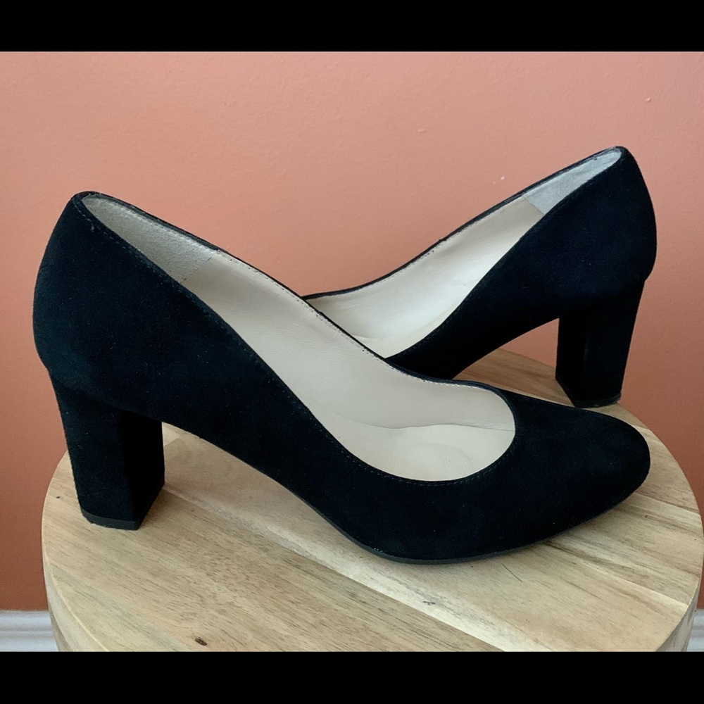 L.K. Bennett Sersha Black Suede Pumps